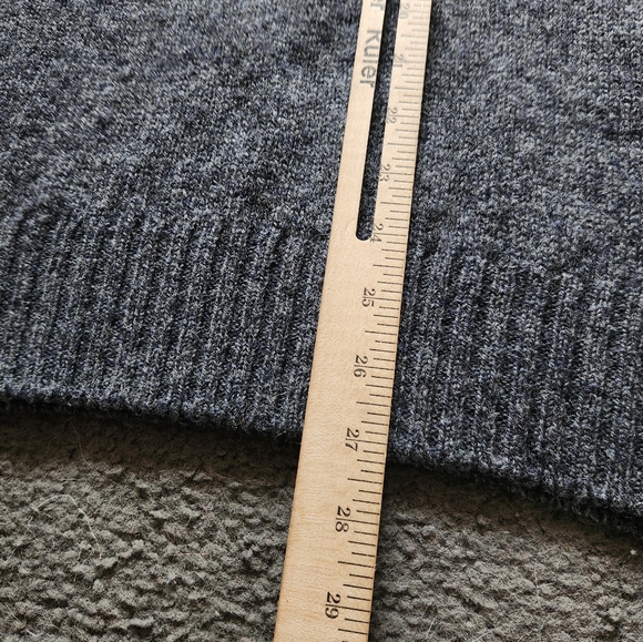 Vintage THE MOORS Vest Mens Large Gray Shetland Wool Lord Jeff Made USA Scotland - Picture 8 of 8